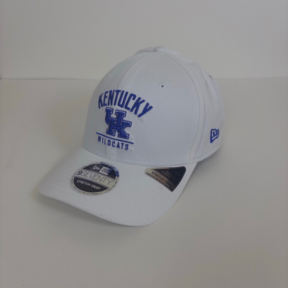 New Era Hat Kentucky Wildcats Mens OSFM White 9SEVENTY Stretch Snapback Cap